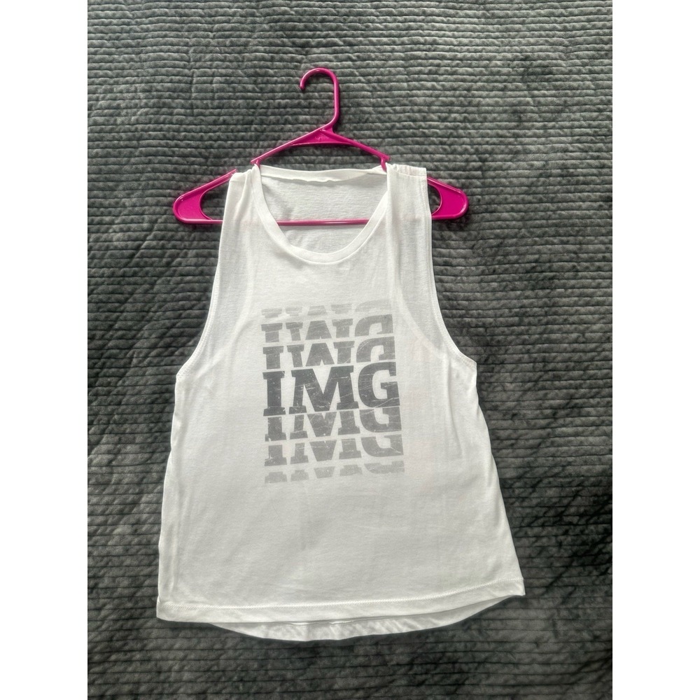 Ladies IMG Academy White Tank Top Sz Small New No Tags